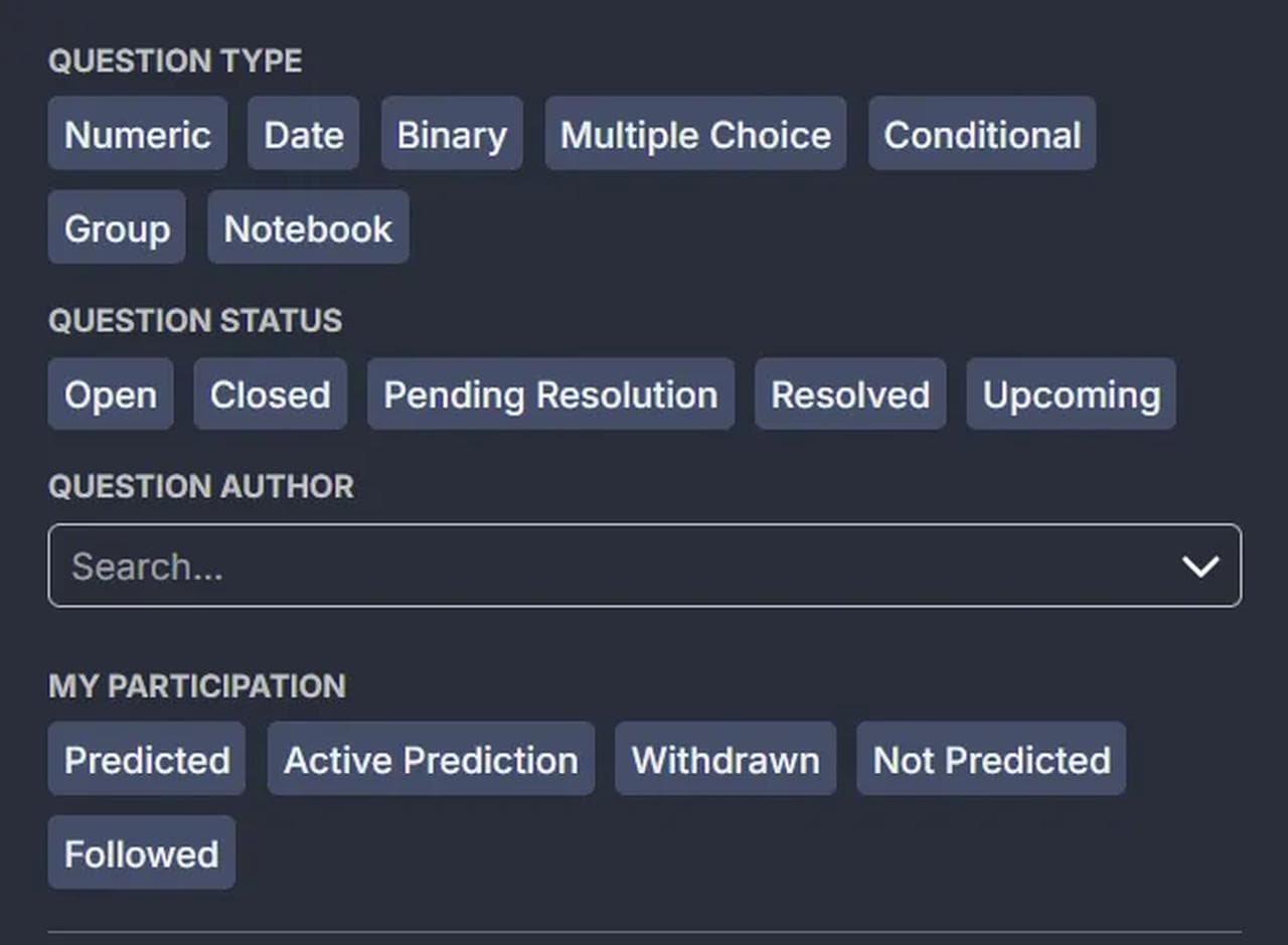 Search Filters